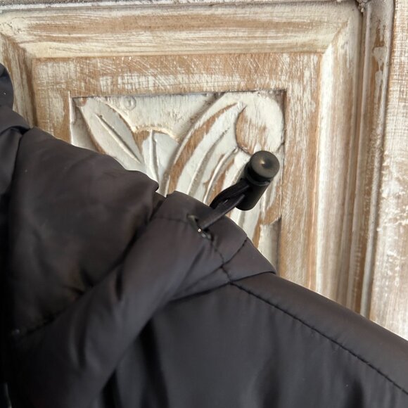 Women's Black Winter Jacket with Hood XL - Picture 6 of 6